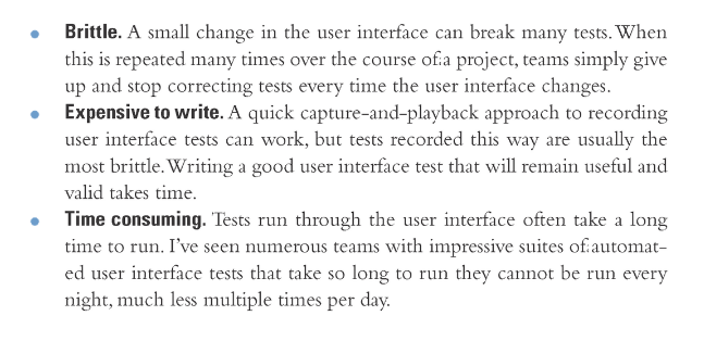 problems with ui tests